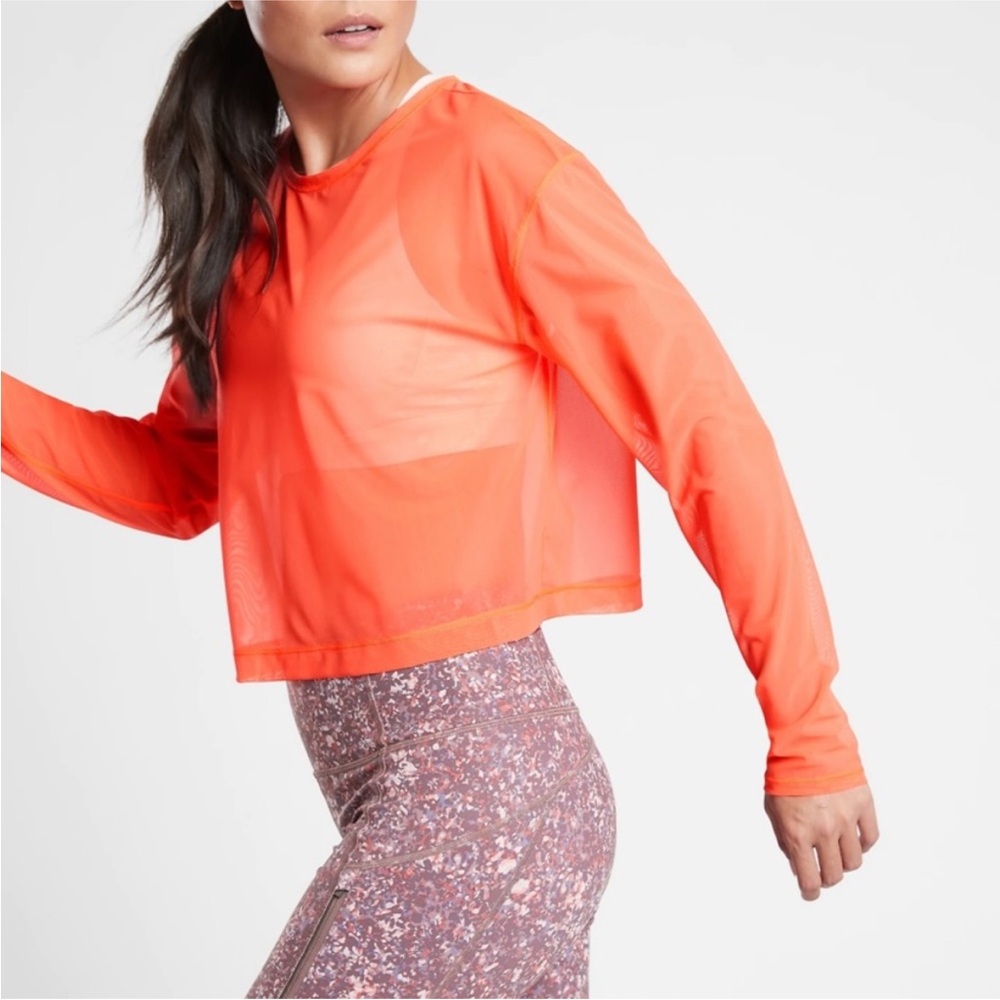 Athleta Circuit Top in Racing Red